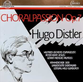 Album Hugo Distler: Choralpassion Op. 7