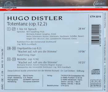 CD Hugo Distler: Totentanz Op. 12 Nr. 2 529346