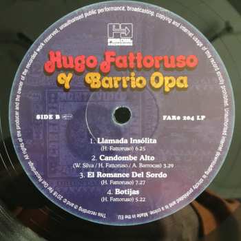 LP Hugo Fattoruso: Hugo Fattoruso Y Barrio Opa 498165
