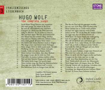 CD Hugo Wolf: The Complete Songs Vol. 3: Italienisches Liederbuch 426677