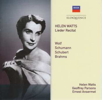 Album Hugo Wolf: Helen Watts - Lieder Recital