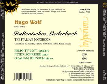 CD Hugo Wolf: Italienisches Liederbuch 302961
