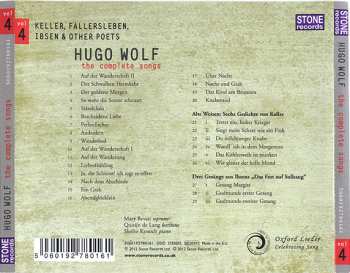 CD Hugo Wolf: The Complete Songs Vol. 4 (Keller, Fallersleben, Ibsen & Other Poets) 441645