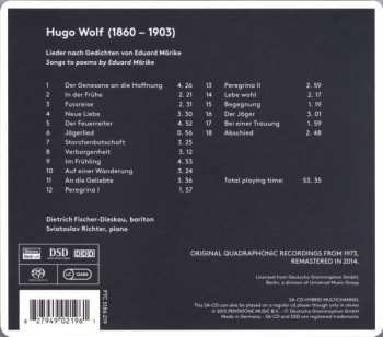 SACD Hugo Wolf: Mörike Lieder 115689