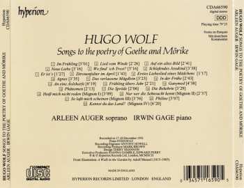 CD Hugo Wolf: Songs To The Poetry Of Goethe And Mörike 309359