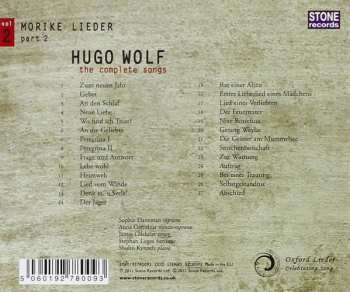 CD Hugo Wolf: The Complete Songs Vol. 2: Mörike-Lieder Part 2 411604