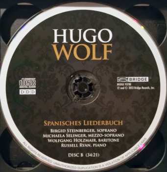 3CD Hugo Wolf: Spanisches Liederbuch / Italienisches Liederbuch 408029