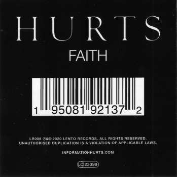 CD/3SP/Box Set Hurts: Faith DLX | CLR