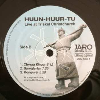 2LP Huun-Huur-Tu: Live at Triskel LTD 179720