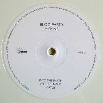 2LP Bloc Party: Hymns CLR 16870