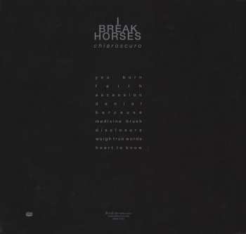 LP/CD I Break Horses: Chiaroscuro 195071