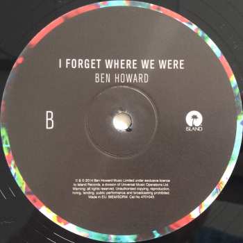 2LP Ben Howard: I Forget Where We Were LTD 16984