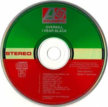 CD Overkill: I Hear Black