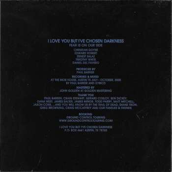 CD I Love You But I've Chosen Darkness: Fear Is On Our Side 254973