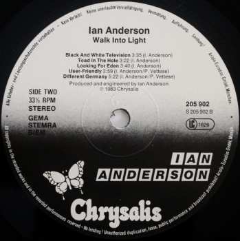 LP Ian Anderson: Walk Into Light