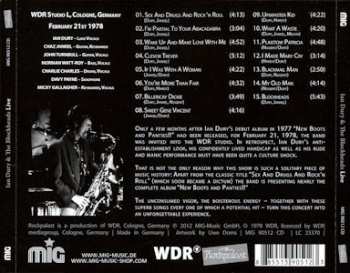 CD Ian Dury And The Blockheads: Live At Rockpalast 1978 100668