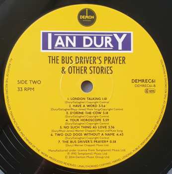 LP Ian Dury: The Bus Driver's Prayer & Other Stories 130956