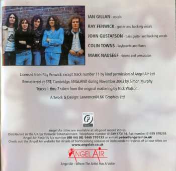 CD Ian Gillan Band: The Rockfield Mixes Plus 251965