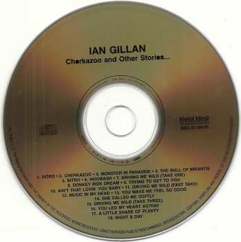 CD Ian Gillan: Cherkazoo And Other Stories... LTD | NUM 6889
