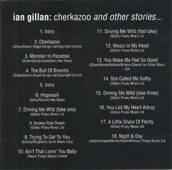 CD Ian Gillan: Cherkazoo And Other Stories... LTD | NUM 6889