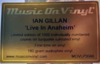 2LP Ian Gillan: Live In Anaheim LTD | NUM | CLR 420192