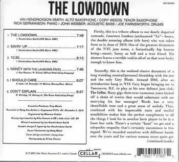 CD Ian Hendrickson-Smith: The Lowdown 105052