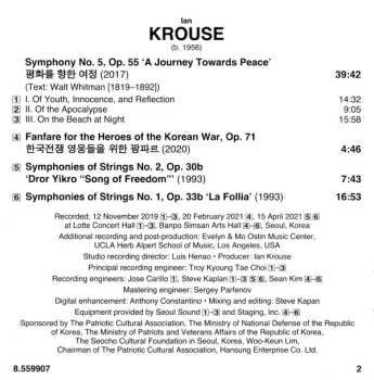 CD Ian Krouse: Symphony No. 5 'A Journey Towards Peace' 487791