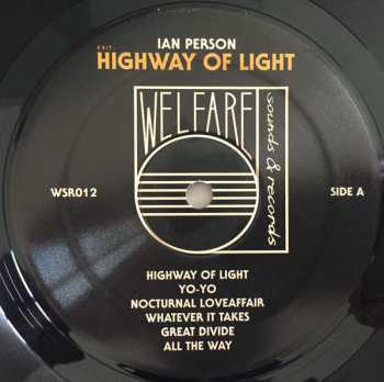 LP Ian Person: Exit : Highway Of Light