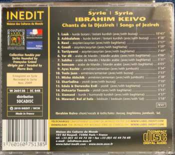 CD Ibrahim Keivo: Syrie: Chants De La Djezireh = Syria: Songs Of Jezireh 185998