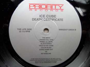 LP Ice Cube: Death Certificate 511083