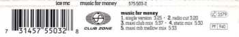 CD ICE MC: Music For Money