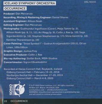 CD Iceland Symphony Orchestra: Occurrence 153187