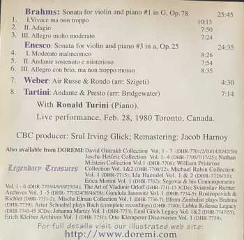 CD Johannes Brahms: Vol.3 . 1980 Recital