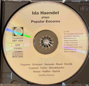 CD Ida Haendel: Popular Encores 438982
