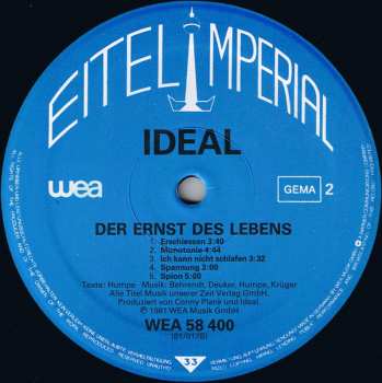 LP Ideal: Der Ernst Des Lebens