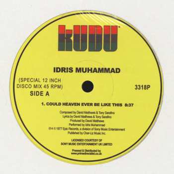 LP Idris Muhammad: Could Heaven Ever Be Like This  317914