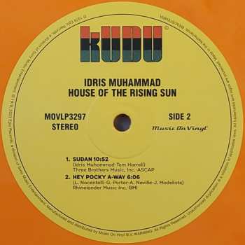 LP Idris Muhammad: House Of The Rising Sun LTD | NUM | CLR 424158