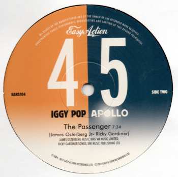 LP Iggy Pop: Apollo 80160