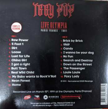 2CD Iggy Pop: Live Olympia (Paris France – 1991) 305148