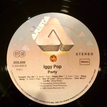 LP Iggy Pop: Party