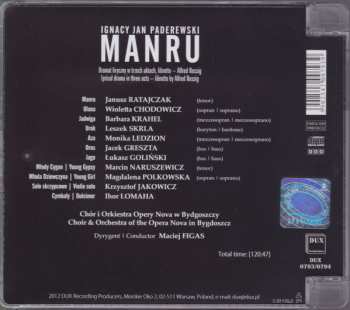 2CD Ignacy Jan Paderewski: Manru 493098