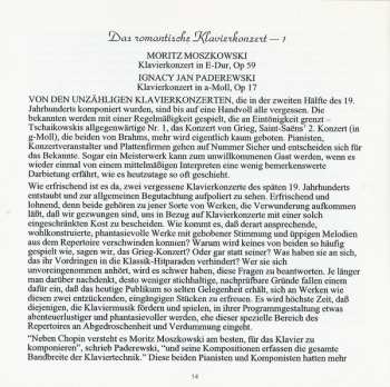 CD Ignacy Jan Paderewski: Piano Concerto In A Minor Op 17 / Piano Concerto In E Major Op 59 122093