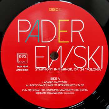 2LP Ignacy Jan Paderewski: Symphony In B Minor, Op. 24 "Polonia" LTD 139585