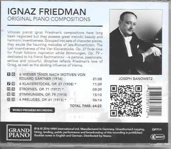 CD Ignaz Friedman:  Original Piano Compositions (Includes World Premiere Recordings) 341163