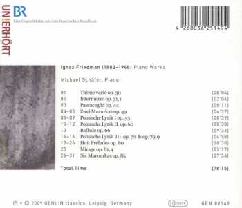 CD Ignaz Friedman: Piano Works 352983