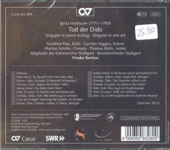 CD Ignaz Jakob Holzbauer: Tod Der Dido (Singspiel In Einem Aufzug) 185834