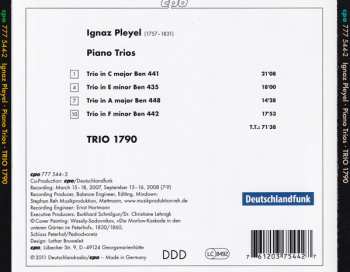 CD Ignaz Pleyel: Piano Trios 289332