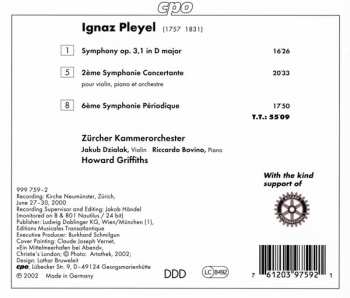CD Ignaz Pleyel: Symphonies 117180