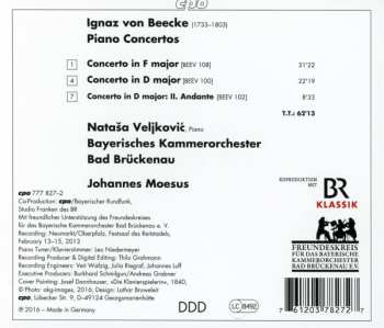 CD Ignaz von Beecke: Piano Concertos 454106