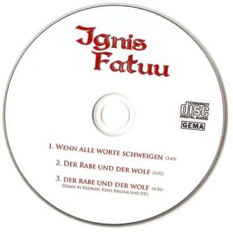 CD Ignis Fatuu: Wenn Alle Worte Schweigen